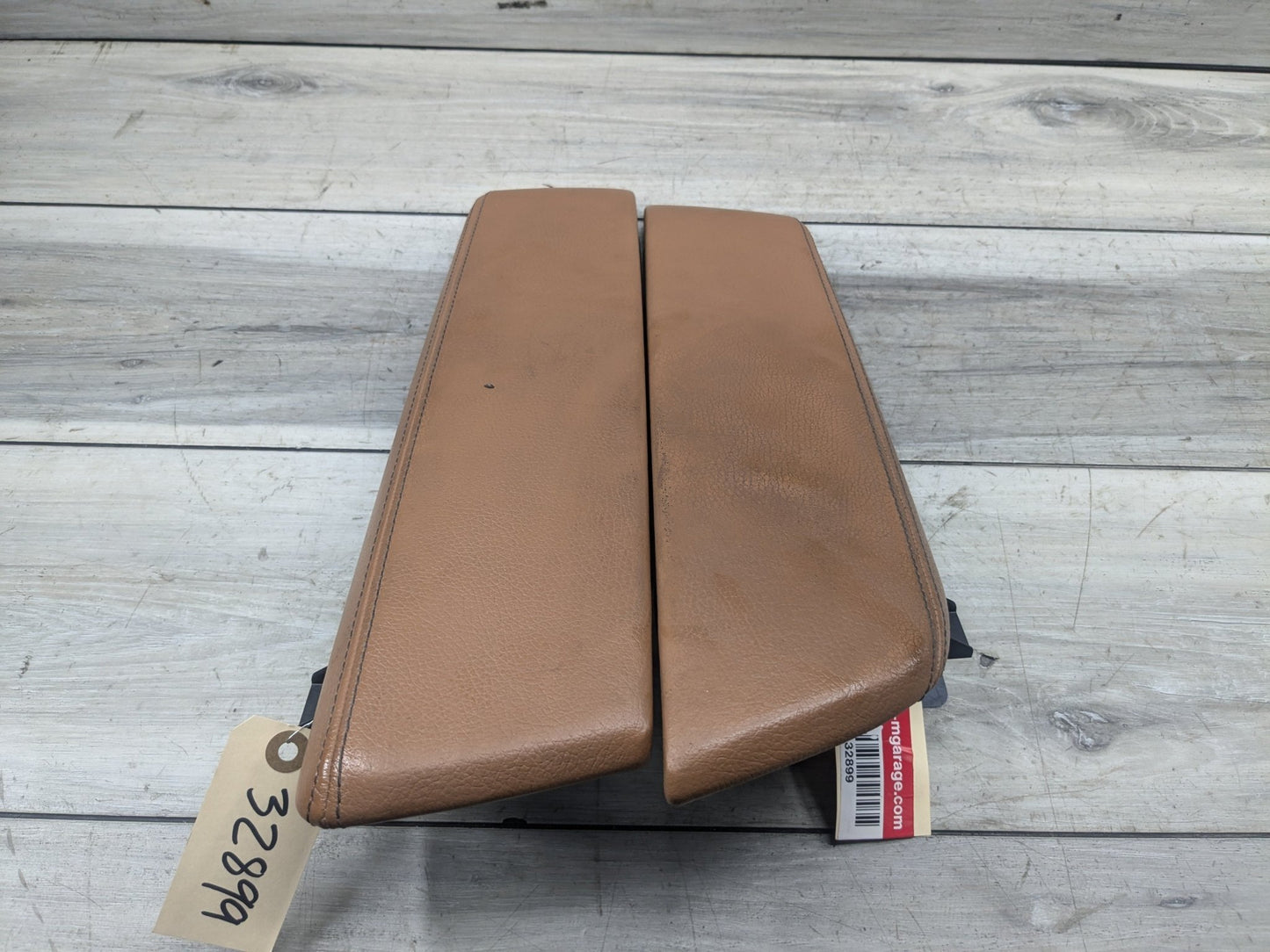 17-23 OEM BMW G30 530 540 M550 Retractable Armrest Tray Console Leather Brown
