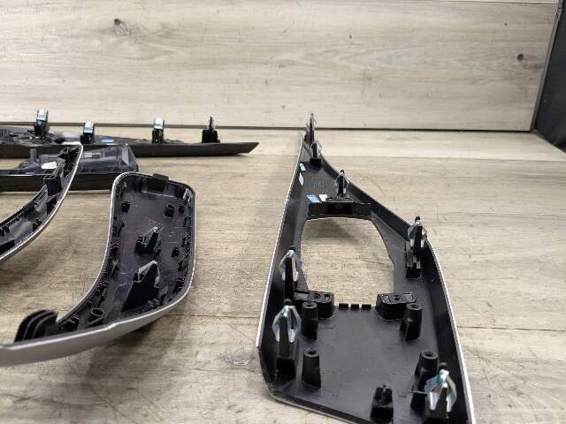 *14-17 OEM BMW F22 228 230 M235 M240 Center Console Dash Doors Panels Silver SET