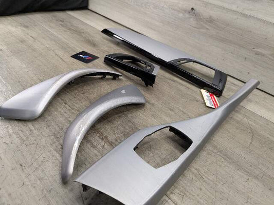 *14-17 OEM BMW F22 228 230 M235 M240 Center Console Dash Doors Panels Silver SET