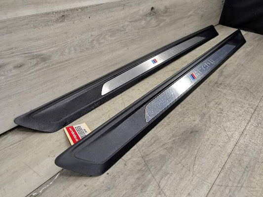 14-20 OEM BMW F22 F23 M240 Door Sill Entrance Molding Scuff Plate Trim SET