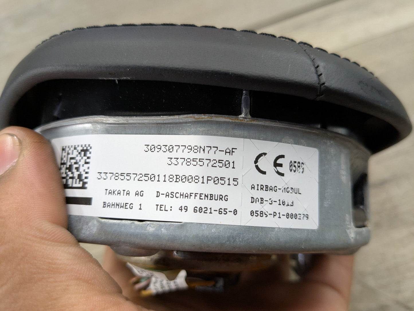OEM BMW G12 G30 G32 530 540 M550 M760 Front Driver Steering Wheel Airbag Air Bag