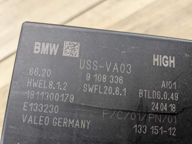 17-20 OEM BMW G11 G12 G30 F90 M5 X3 X4 Parking Assistant Control Module