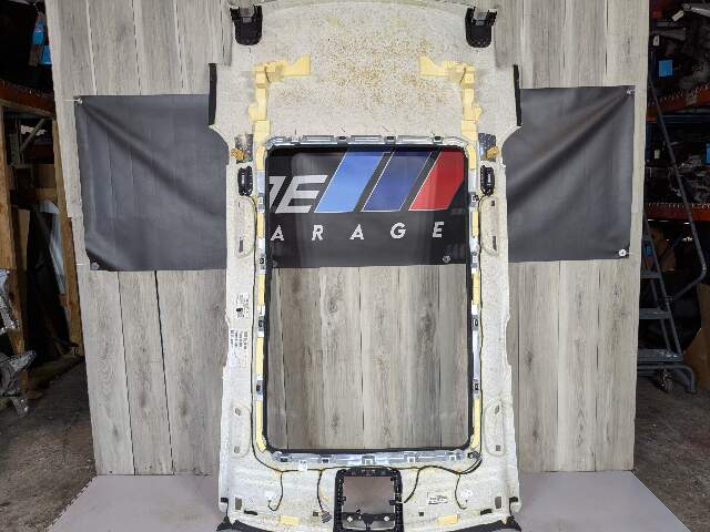 18-24 OEM BMW G01 X3 Black HEADLINER Anthracite Panoramic Roof w/Sunroof Cutout