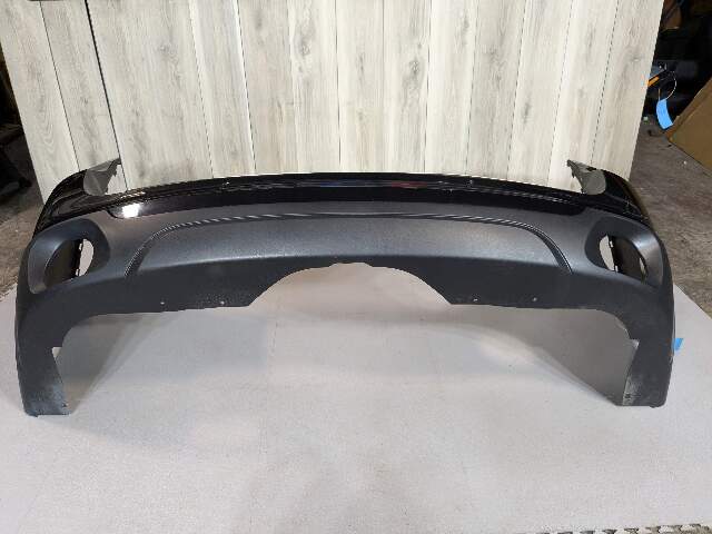 NOTE* 14-18 OEM BMW F15 X5 Rear Bumper Cover PDC Holes w/ Grilles Black 475