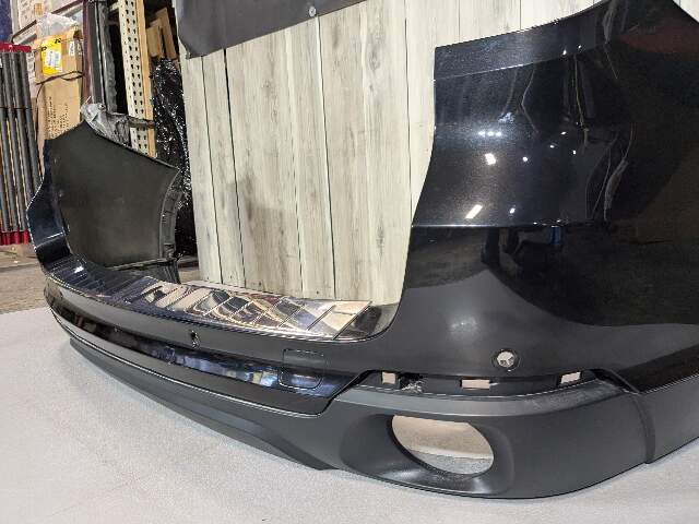 NOTE* 14-18 OEM BMW F15 X5 Rear Bumper Cover PDC Holes w/ Grilles Black 475