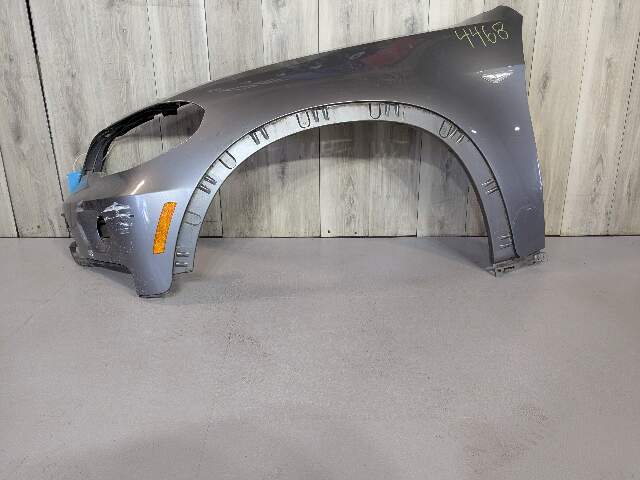 07-13 OEM BMW E70 X5 Front Left Driver Side Fender Cover Panel Gray A52