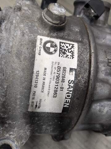 OEM BMW F90 F93 G05 G07 G12 G16 G30 AC Compressor Clutch Pump W/ Pulley N63 S63