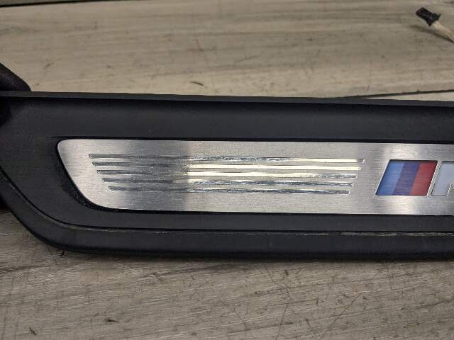 NOTE* 17-23 OEM BMW G30 Front Left Right Lighter Door Sill Molding M Trim SET