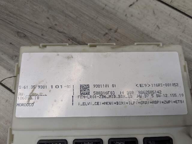 12-20 OEM BMW F80 F30 F36 M2 M3 M4 Body Control Junction Box Module FEM