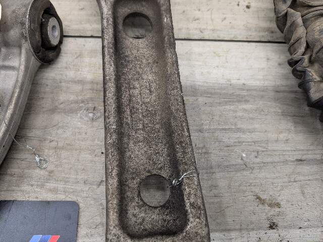 17-23 OEM BMW G30 M550iX Front Left Driver Upper Lower Control Arm Tie Rod SET