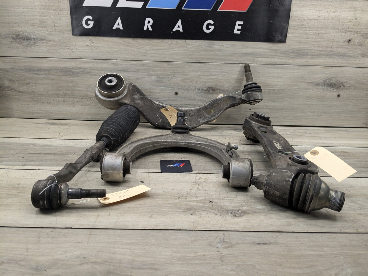 17-23 OEM BMW G30 M550 Front Right Passenger Upper Lower Control Arm Tie Rod SET