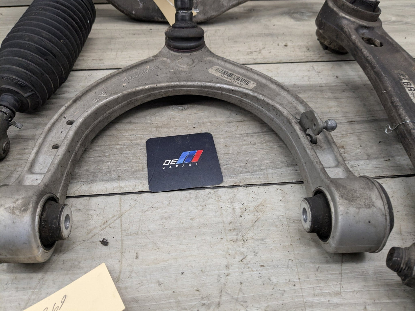 17-23 OEM BMW G30 M550 Front Right Passenger Upper Lower Control Arm Tie Rod SET