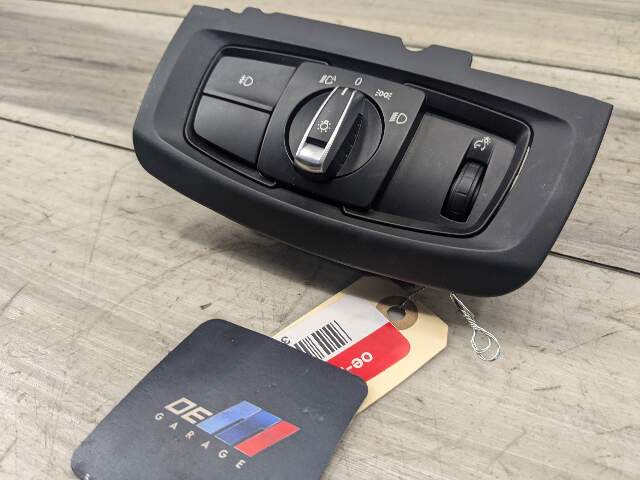 OEM BMW F15 F16 F85 F86 X5 X6 Headlight Switch Control Panel Light Module BLACK
