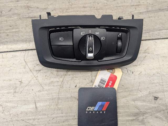 OEM BMW F15 F16 F85 F86 X5 X6 Headlight Switch Control Panel Light Module BLACK