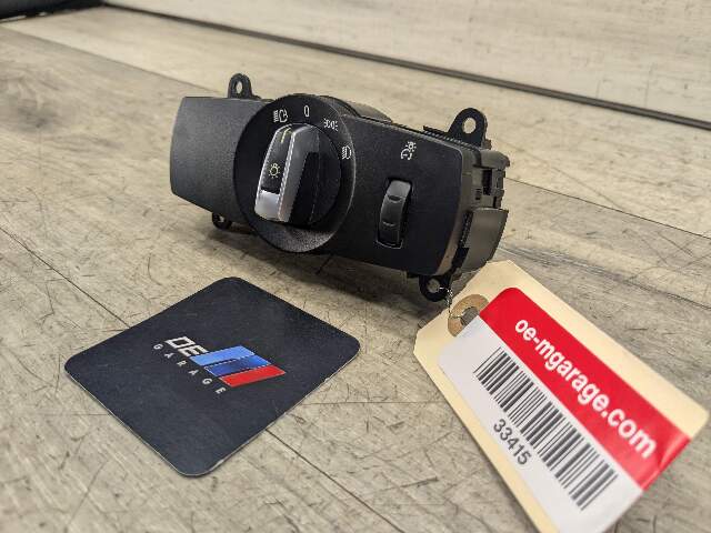 10-19 OEM BMW F10 F13 F02 Headlight Switch Control Panel Light Module BLACK