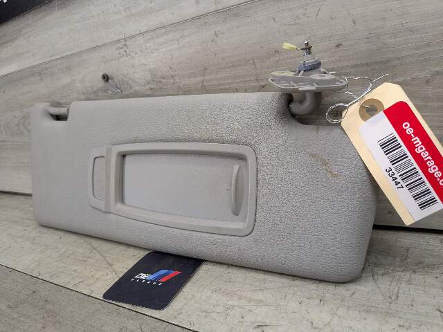 07-13 OEM BMW E70 X5 Interior Right Passenger Side Sun Visor Gray