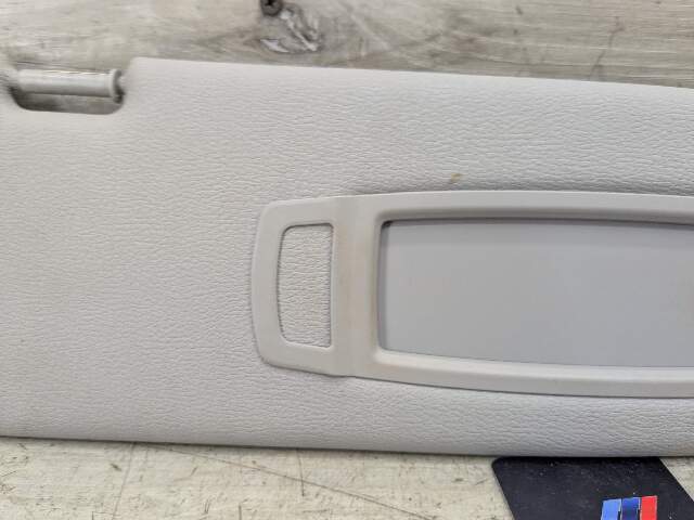 07-13 OEM BMW E70 X5 Interior Right Passenger Side Sun Visor Gray