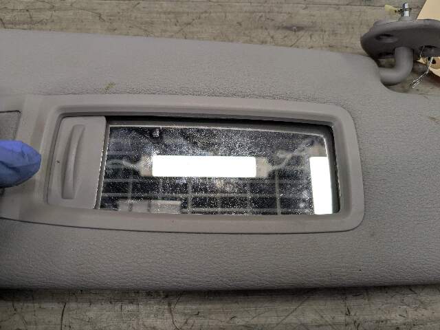 07-13 OEM BMW E70 X5 Interior Right Passenger Side Sun Visor Gray