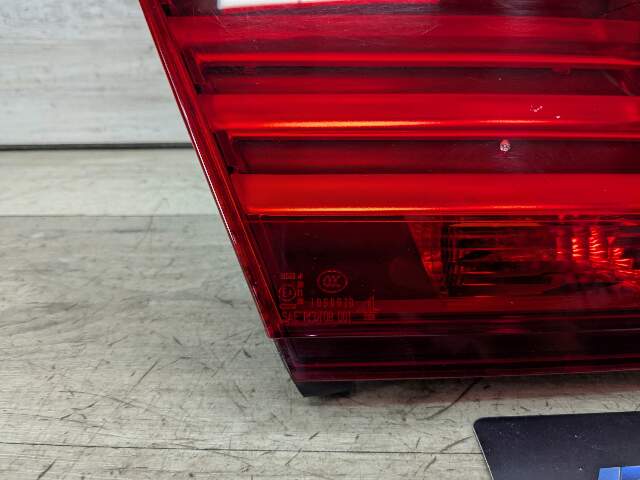 13-15 OEM BMW F01 F02 LCI 740 750 LED Rear Left Driver Side Inner Tail Light