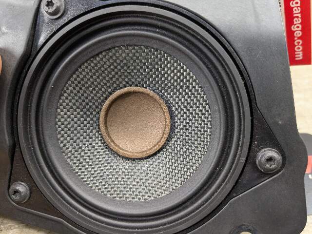 OEM BMW F01 F02 740 750 Rear Left Audio Deck Speaker and Tweeter w/ Mount