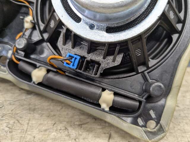 OEM BMW F01 F02 740 750 Rear Right Audio Deck Speaker and Tweeter w/ Mount