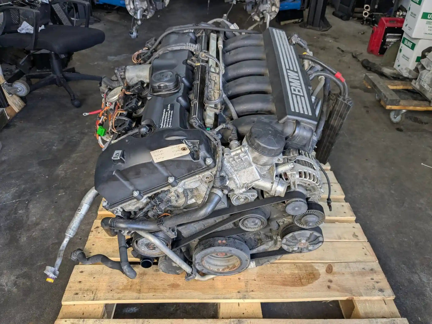 OEM BMW E88 E90 E92 E93 N51 COMPLETE ENGINE MOTOR N51B30A RWD 148k Ran! Video!