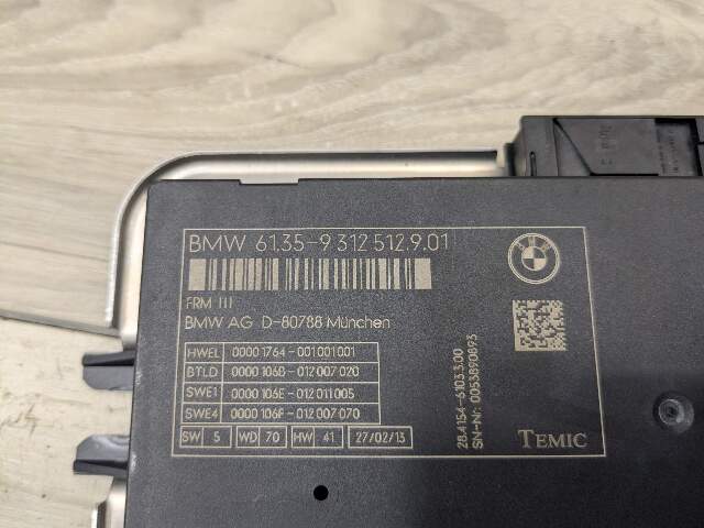 13-15 OEM BMW F01 F02 740 750 LCI Footwell Light Control Module FRMIII FRM3