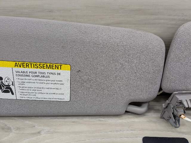 *14-18 OEM BMW F15 F85 X5 Left Right Interior Sun Visor Leather SET