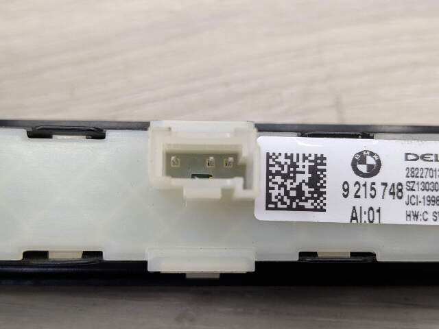 OEM BMW F02 750 Front Right Passenger Side Seat Memory Control Switch Unit