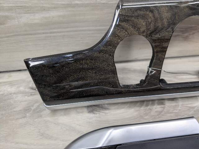 13-15 OEM BMW F02 750 Center Console Dash Door Trims Wood SET
