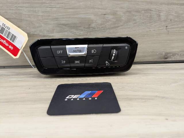 19-24 OEM BMW G20 330 M340 Headlight Control Switch Panel Light Module BLACK