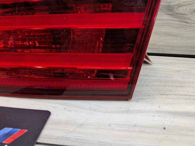 12-15 OEM BMW F30 F80 M3 Sedan Rear Passenger Side Inner Trunk Tail Light
