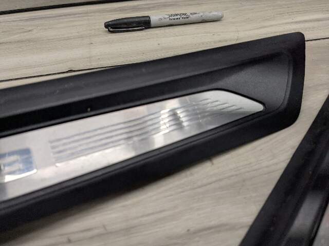 *15-18 OEM BMW F80 M3 Front Door Sill Cover Trim Entrance Sill Kick Plates SET
