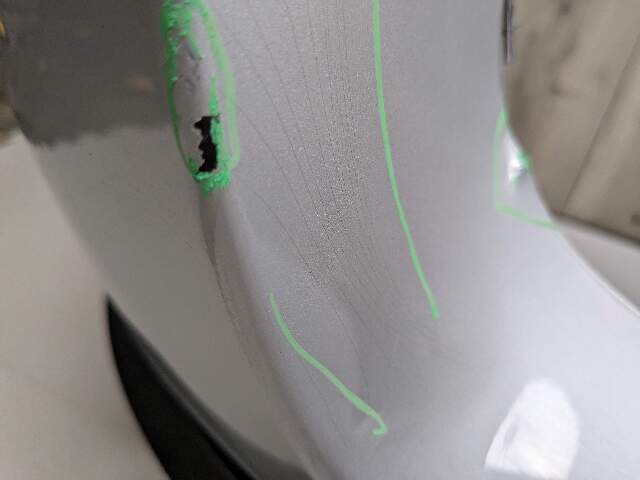*NOTE* 14-18 OEM BMW F15 X5 Rear Bumper Cover Panel Assembly Silver A83
