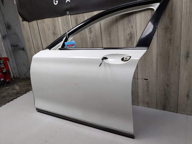 16-22 OEM BMW G11 G12 740 750 Front Left Driver Aluminum Door Shell Panel White