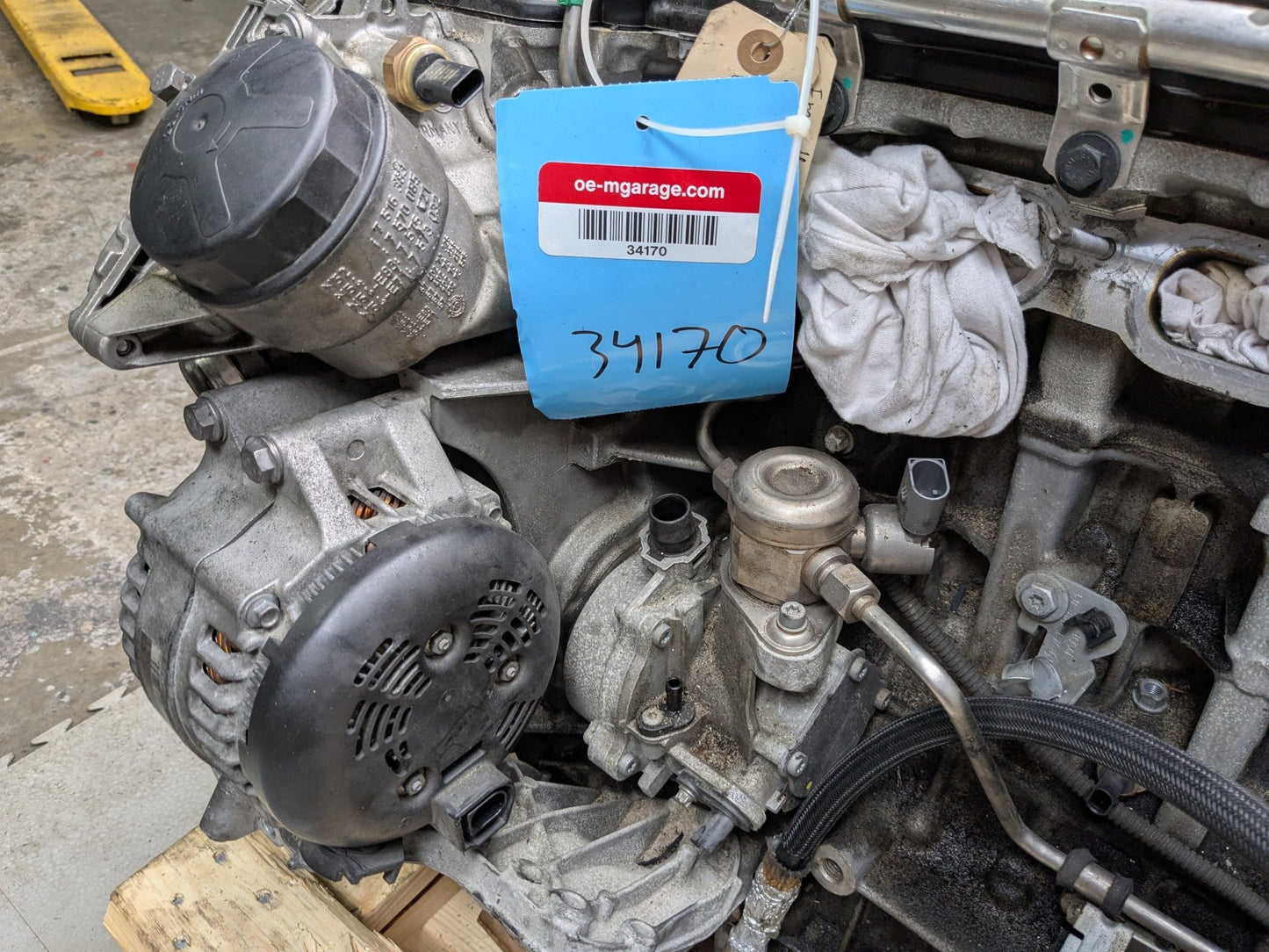 11-13 BMW F01 F02 F06 RWD N55 Engine Complete Assembly 209k Ran! Video!