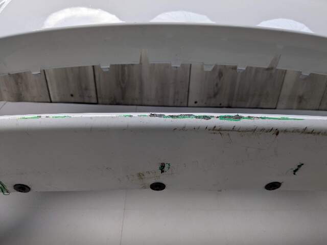 NOTE* 15-20 OEM BMW F87 M2 Front Bumper Cover Trim w/O PDC Holes White 300