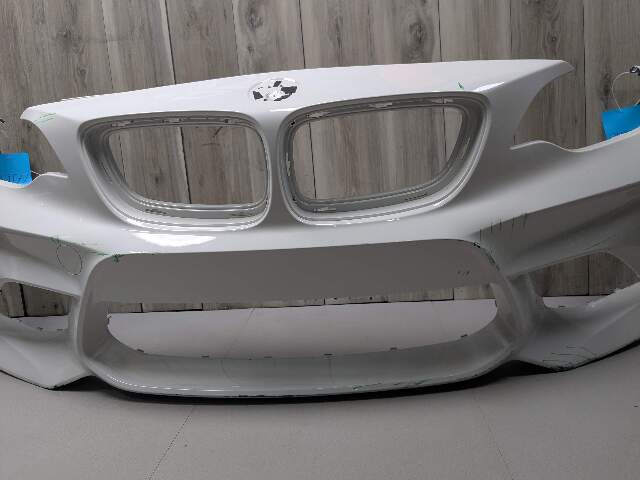 NOTE* 15-20 OEM BMW F87 M2 Front Bumper Cover Trim w/O PDC Holes White 300