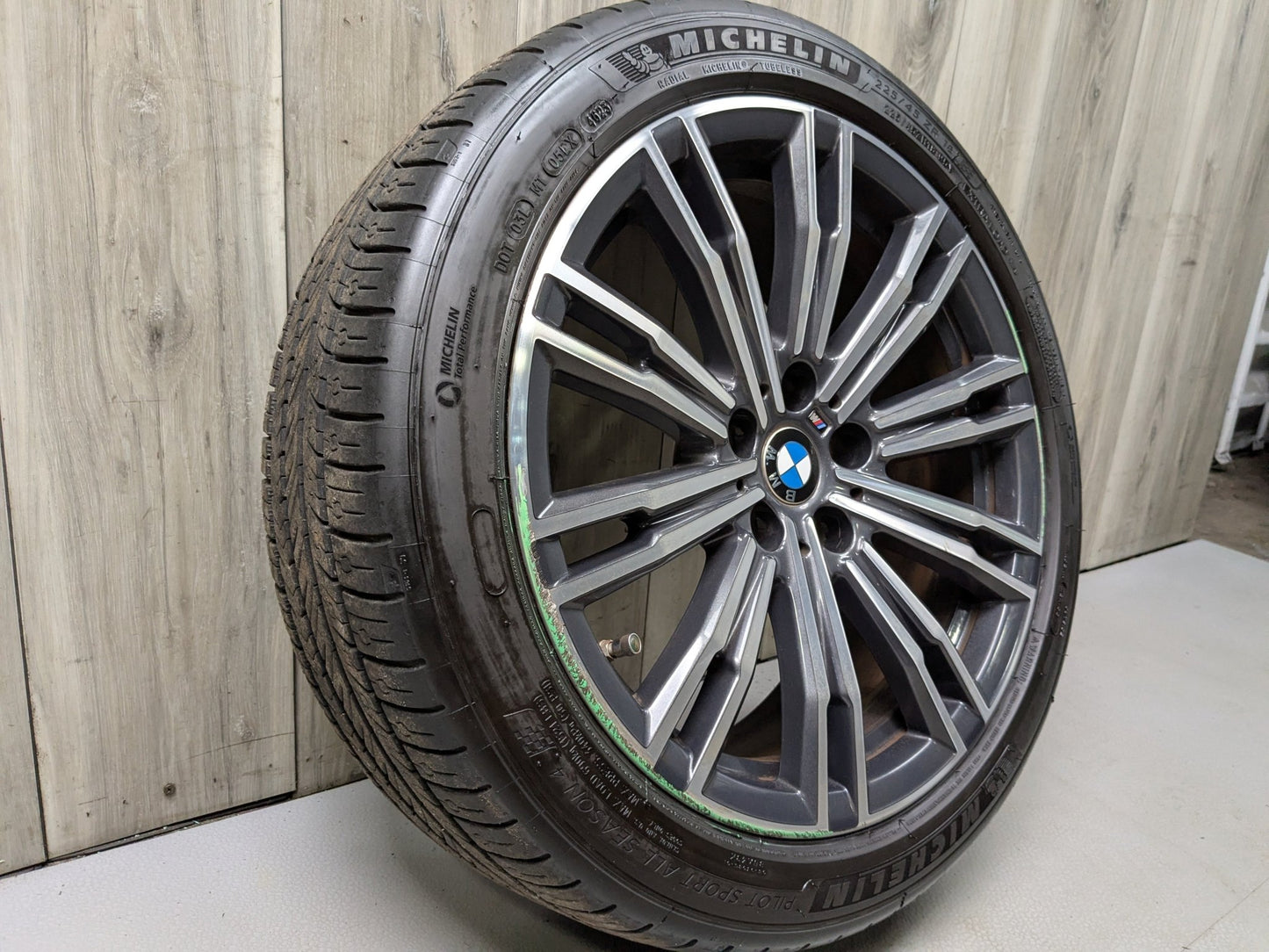 *19-24 OEM BMW G20 330 M340 Front Rim Wheel 18x7.5 ET25 Double Spoke Style 790M