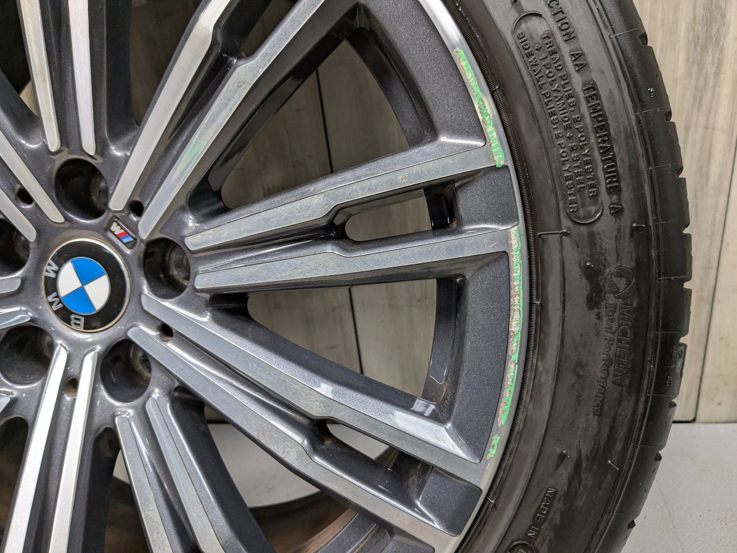 *19-24 OEM BMW G20 330 M340 Front Rim Wheel 18x7.5 ET25 Double Spoke Style 790M