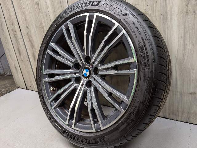 *19-24 OEM BMW G20 330 M340 Front Rim Wheel 18x7.5 ET25 Double Spoke Style 790M