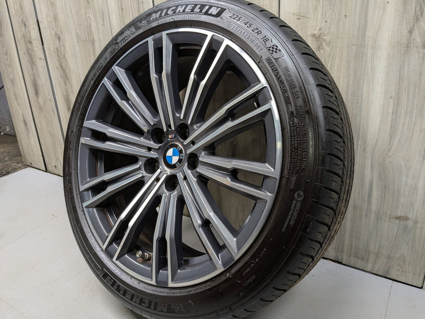 19-24 OEM BMW G20 330 M340 Front Rim Wheel 18x7.5 ET25 Double Spoke Style 790M