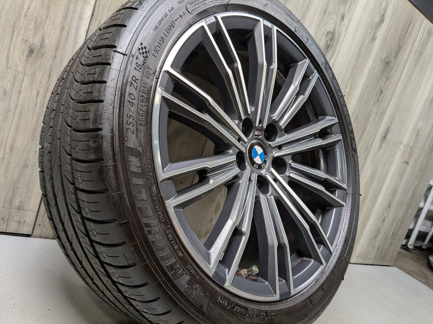 19-24 OEM BMW G20 330 M340 Rear Rim Wheel 18x8.5 ET40 Double Spoke Style 790M