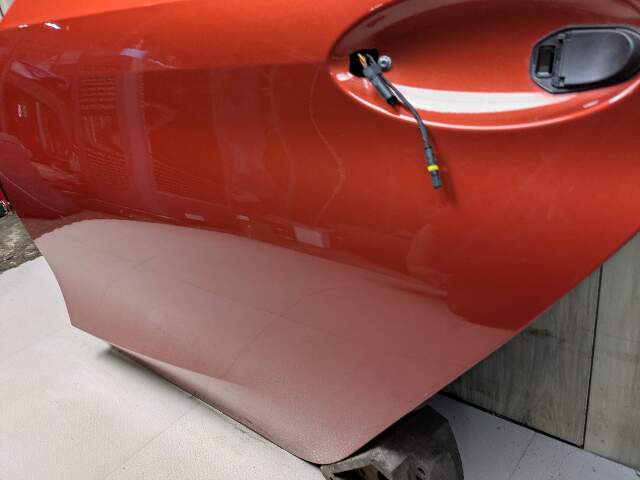 *19-24 OEM BMW G20 G80 330 M340 REAR Left Driver Side Door Shell Panel Orange