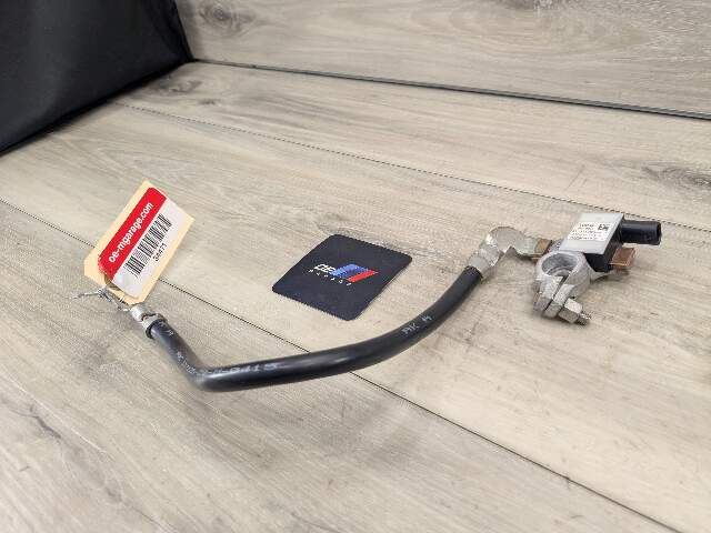 14-19 OEM BMW F15 F16 X5 X6 REAR Negative Battery Cable Connector Black