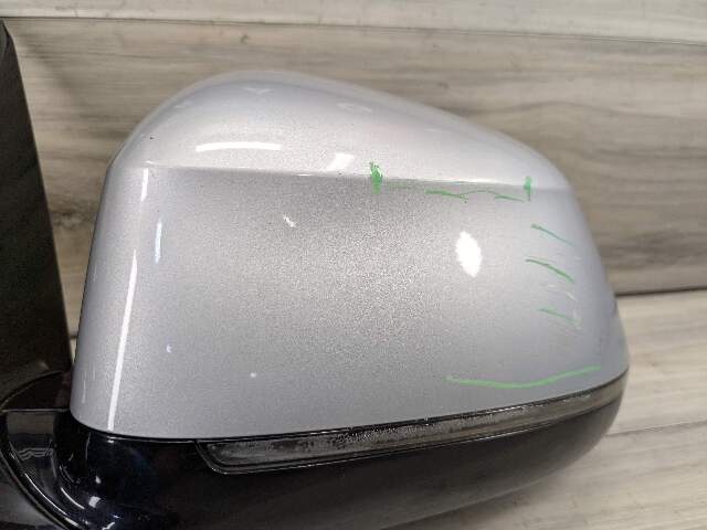 *14-18 OEM BMW F15 X5 Left Driver Side Mirror Assembly Auto Dip Heated Silver