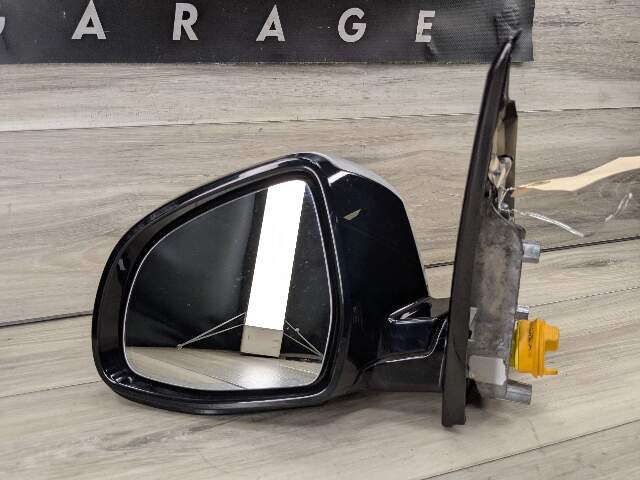 *14-18 OEM BMW F15 X5 Left Driver Side Mirror Assembly Auto Dip Heated Silver