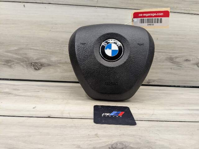 14-19 OEM BMW F15 F16 X5 X6 Front Driver Steering Wheel Airbag Air Bag Black