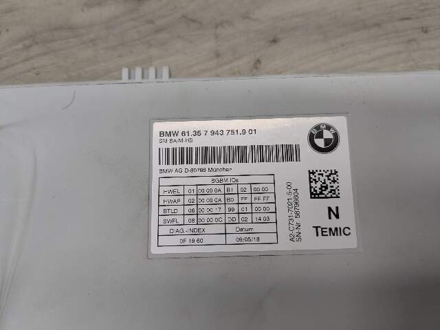 OEM BMW F22 F23 F30 F32 F33 F36 F80 M3 M4 Front Left Right Seat Control Module