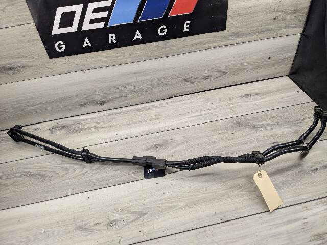 14-18 OEM BMW F15 X5 N55 Xdrive AWD Inlet Outelt Oil Cooler Hose Tube Pipe SET